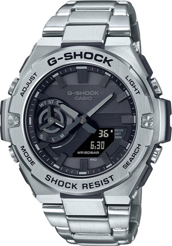 Pánské hodinky Casio G-SHOCK BLUETOOTH GST-B500D-1A1ER + Dárek zdarma