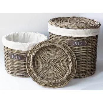 Van der Leeden Koš na prádlo, šedá, S2|Van Der Leeden 1915