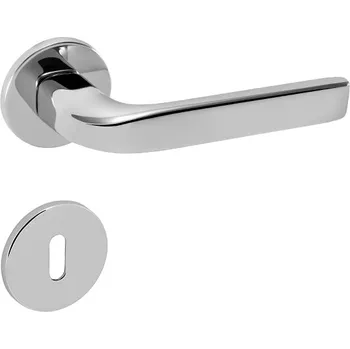 Dveřní kování MP KOVÁNÍ TI - IDEAL - R 4162Q 5S Provedení: KL/KL. na rozetách (bez spodní rozety), Povrch: OC - chrom lesklý