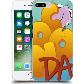 Pouzdro na mobilní telefon Picasee silikonový průhledný obal pro Apple iPhone 7 Plus - Obří COONDA