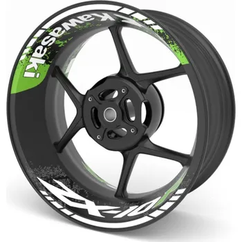 Polep vozidla dvoudílné polepy na kola KAWASAKI ZX-10R mst_SM-DP17KW-S08C01