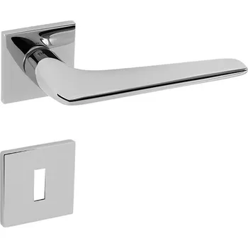 Dveřní kování MP KOVÁNÍ TI - OPTIMAL - HR 4164 5S Provedení: KL/KL. na rozetách (bez spodní rozety), Povrch: OC - chrom lesklý