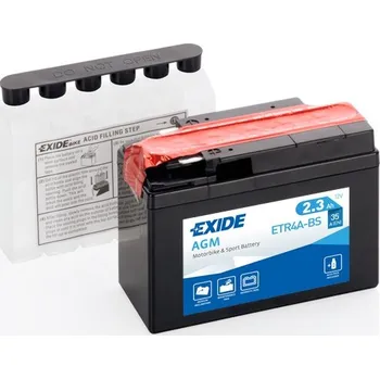 Auto-moto baterie EXIDE YTR4A-BS 12V 2,3Ah 35Ah AGM motobaterie