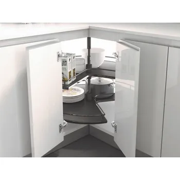 Kuchyňská skříňka Inoxa Industrie Karusel 270° s plným dnem / Titan 800 mm