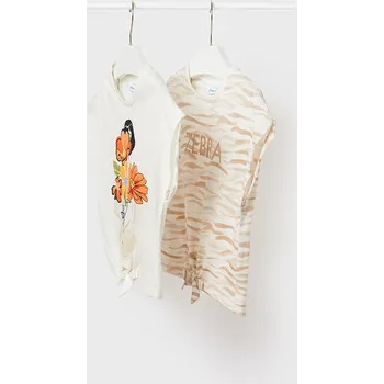 Dívčí tričko Dívčí 2 ks trik Mayoral 6023 smetanové Rozměr: 152 (12 let)