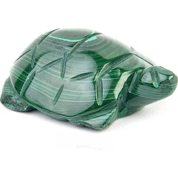 Přírodní kámen Malachit želva 67g