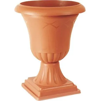 Květináč květináč ATENA s podstavcem GPW0, cihlový