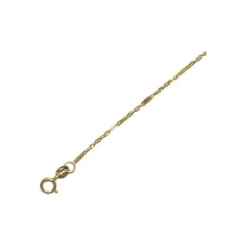 Řetízek Zlatý řetízek Lambáda s destičkami