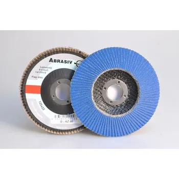 Brusný kotouč ABRASIV Lamelový kotouč talířový 125x22 G-AZ80 tvarový
