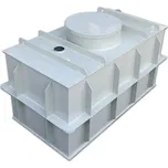 Česká nádrž 6m3 samonosný hranatý septik ÚZKÝ