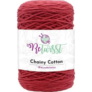 Příze Příze ReTwisst Chainy Cotton, červená, 29