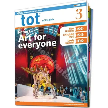 Časopis Tištěný časopis pro výuku angličtiny Tot of English A2 - B1