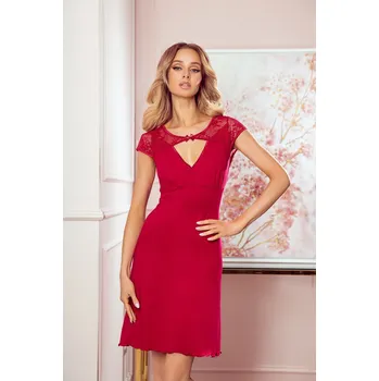 Pánské pyžamo Nika Tričko Maroon - Eldar XL