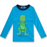 CHLAPECKÉ TRIČKO S DINOSAUREM Velikost: 86, Barva: Tyrkys