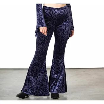 kalhoty dámské KILLSTAR - Ferine Bell - Plum - XXL