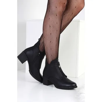 Dámská zimní obuv CAMO Kotníkové boty na podpatku 2639-1B Velikost: 39