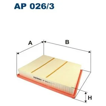 Vzduchový filtr Vzduchový filtr FILTRON AP 026/3