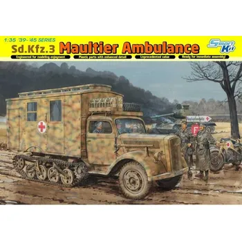 Plastikový model Model Kit military 6766 - Sd.Kfz.3 Maultier Ambulance (Smart Kit) (1:35)