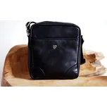 Pánská kožená crossbody taštička 215-1711 černá, Arwel