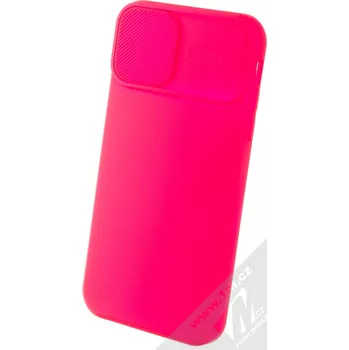 Pouzdro na mobilní telefon 1Mcz CamShield Soft ochranný kryt pro Apple iPhone XR sytě růžová (hot pink)
