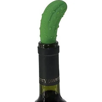 Uzávěr láhve silikonový, špunt do láhve Okurka