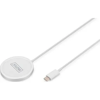 DIGITUS Bezdrátová nabíjecí podložka, magnetická 15W, kompatibilní s MagSafe DA-10080