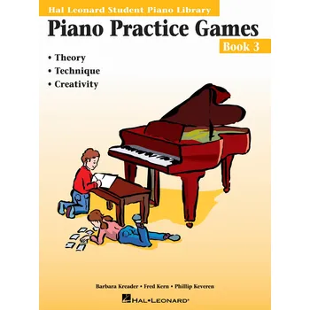 Piano Practice Games Book 3 - Hal Leonard Student Piano Library - pro klavr 1053058