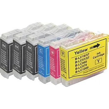 Počítačové příslušenství Alternativa Color X sada LC970/1000 pro tiskárny Brother 22 ml černá 17 ml barvy