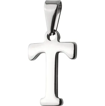 Přívěsek Přívěsek písmeno T z chirurgické oceli S412015