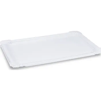 Jednorázové nádobí Papírové tácky (100% celulóza - PAP) 21x30cm [125 ks]