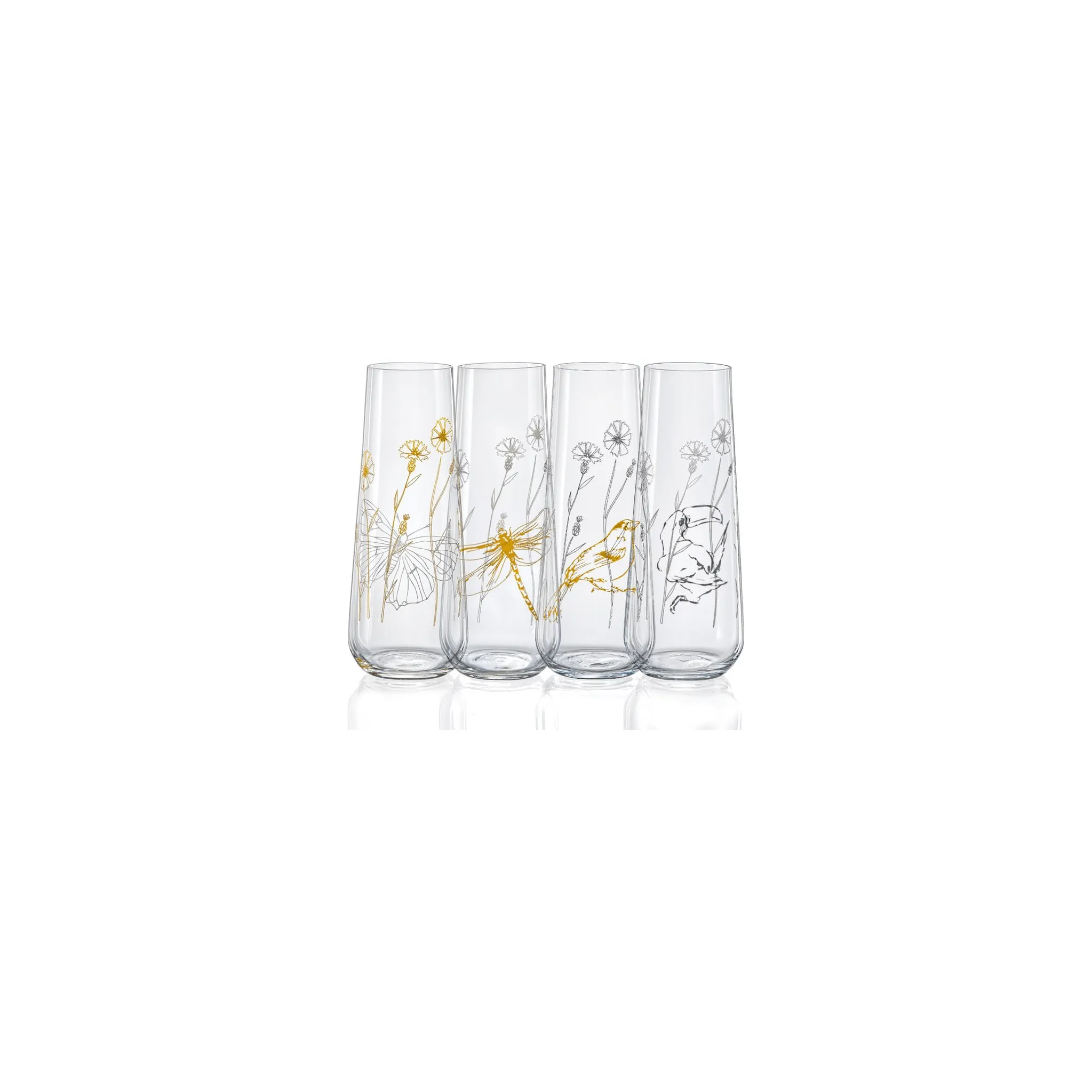 Fotografie 1 - Sklenice Crystalex Meadow 250 ml 4 ks