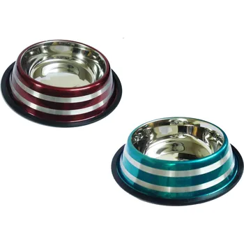 Miska pro psa Nerezová miska pro psa 0,5l, 15,5cm RAINTECH (Malá nerezová miska pro štěňata, malé psí plemena do 10 kg, kočky nebo pro exoty. Nerezová miska na vodu nebo pro krmivo pro pejsky nebo kočky.)