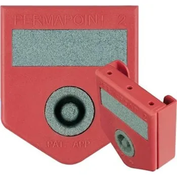 Příslušenství pro šipky Designa Permapoint Pro Sharpener Red - Brousek se zásobníkem na letky