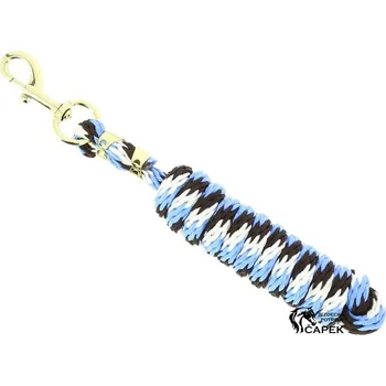 Vodítko Norton -SOFT- - Hnědá/Světle modrá/Bílá