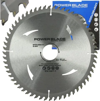 Pilový kotouč Mar-Pol Kotouč pilový s SK plátky (vidiový), 200x60Tx32mm POWER BLADE M09063