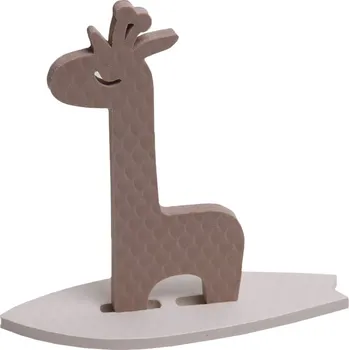 Surfující pěnová žirafa (vodolepky) 72 Krémová / 70 Hnědá