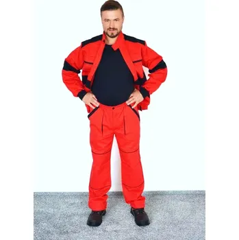 montérky PALIČKA s.r.o. MAREK kalhoty do pasu Barva: červeno-černá, Velikost pánských oděvů: 46