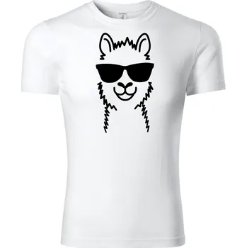 Chlapecké tričko Fenomeno Dětské tričko Lama - bílé Velikost: 122 cm/ 6 let