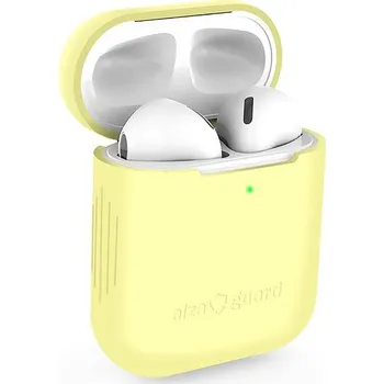 AlzaGuard Skinny Silicone Case pro AirPods 1. a 2. generace žluté