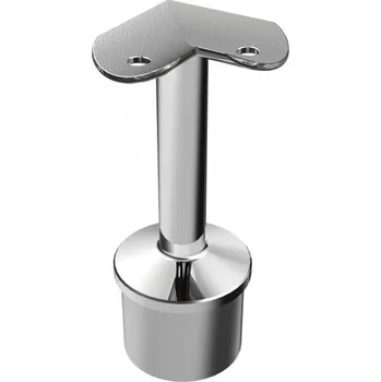 Zábradlí Hahn Steel Nerezový držák madla pr. 42.4 mm pro sloupek pr. 42.4 mm, lesk