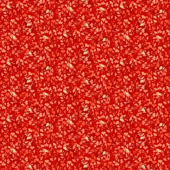 MAKOWER UK Látka bavlna v metráži se zlatým efektem 2522R