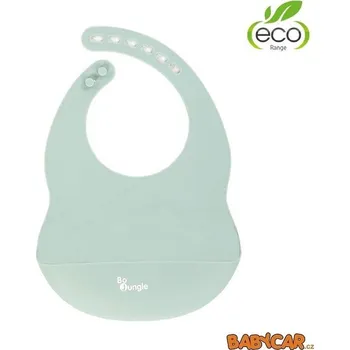 BO JUNGLE silikonový bryndák Pastel Blue