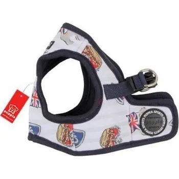 Postroj pro psa Puppia kšíry Britannia Harness B - námořnická modrá varianta S