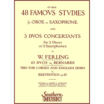 48 Famous Studies, (1st and 3rd Part) - for Oboe and Saxophone - pro hoboj 1003891