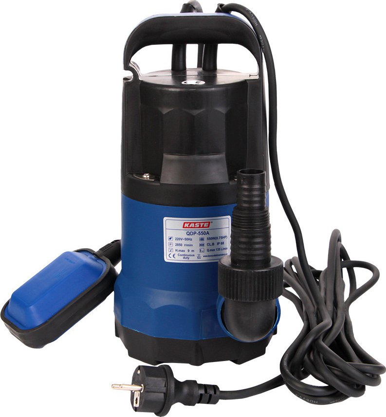 Ponorné čerpadlo Kaste QDP-550A/0,55kW - drenážní (na čistou vodu)
