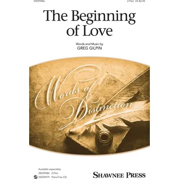 The Beginning Of Love - pro sbor 2-Part a klavr 1043079