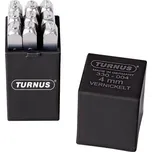 KLEINBONGARTZ UND KAIS Sada raznice s číslicemi poniklování, výška písma 8mm TURNUS 330-008