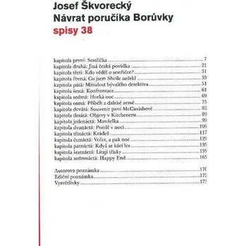 Kniha Návrat poručíka Borůvky (spisy - svazek 38) Ekniha