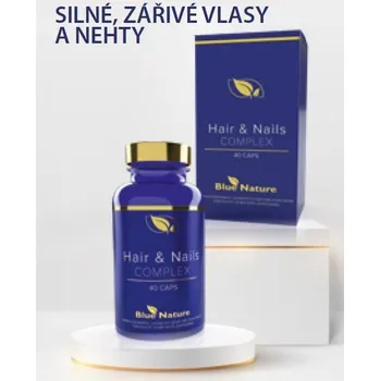 Speciální výživa Hair & Nails Complex 40 cps Blue Nature - Biotin 4000, kopřiva