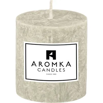 Svíčka Přírodní vonná svíčky palmová - AROMKA - Válec, průměr 4,5 cm, výška 5 cm Vůně: Kopřiva